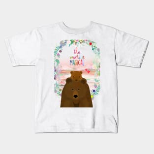 The world is magical Kids T-Shirt